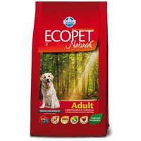 Ecopet Natural Adult Medium - Száraztáp közepes testméretű felnőtt kutyáknak