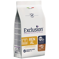 Exclusion Dog Renal Pork & Sorghum and Rice Medium/Large Exclusion Dog Renal Pork & Sorghum and Rice Medium/Large