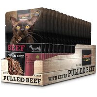 Leonardo Beef pliculeţ cu vită si carne de vită fâșii