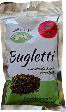 HoliSnacks Bugletti rovarors, gyümölcsös és zöldséges snack