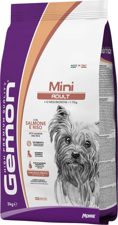 Gemon Dog Mini Adult Salmon & Rice