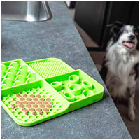 Eat Slow Live Longer Lick Mat Dimensions Rectangle #2