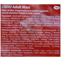 Cibau Adult Maxi szárazeledel nagytestű, felnőtt kutyák részére #3