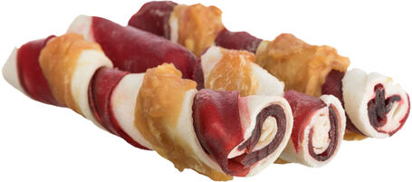 Trixie Denta Fun barbecues és csirkés csavart rágórudak kutyáknak