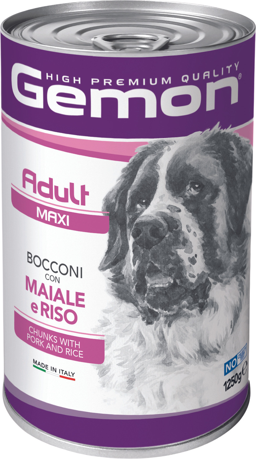 Gemon Dog Adult Maxi Chunks with Pork & Rice