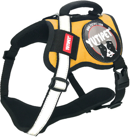 Yutipet RnD párnázott biztonsági kutyahám (Sárga)