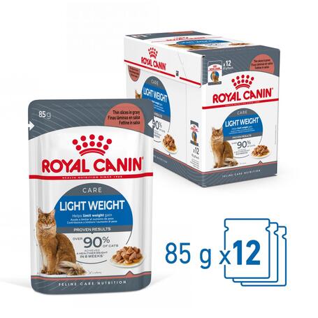 Royal Canin Light Weight Care - Szószos nedves táp felnőtt macskák részére az ideális testsúly eléréséért