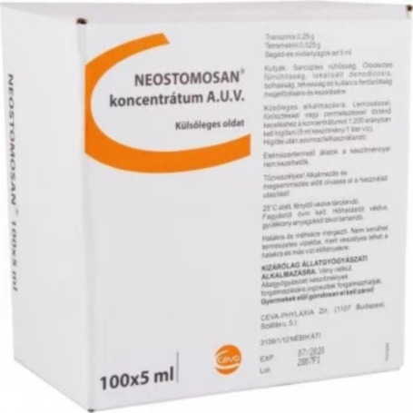 Neostomosan koncentrátum ampullában