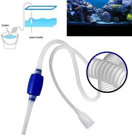 Pumpás vízleszívó akváriumba