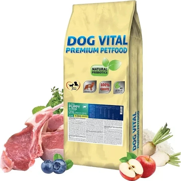 Dog Vital hrană hipoalergenică Puppy Junior cu miel - zoom