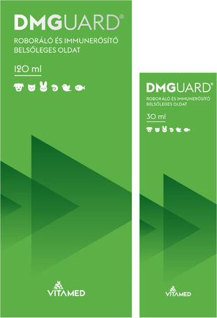 DMGuard immunerősítő készítmény U vitaminnal kutyáknak, macskáknak, kisállatoknak, díszmadaraknak és díszhalaknak