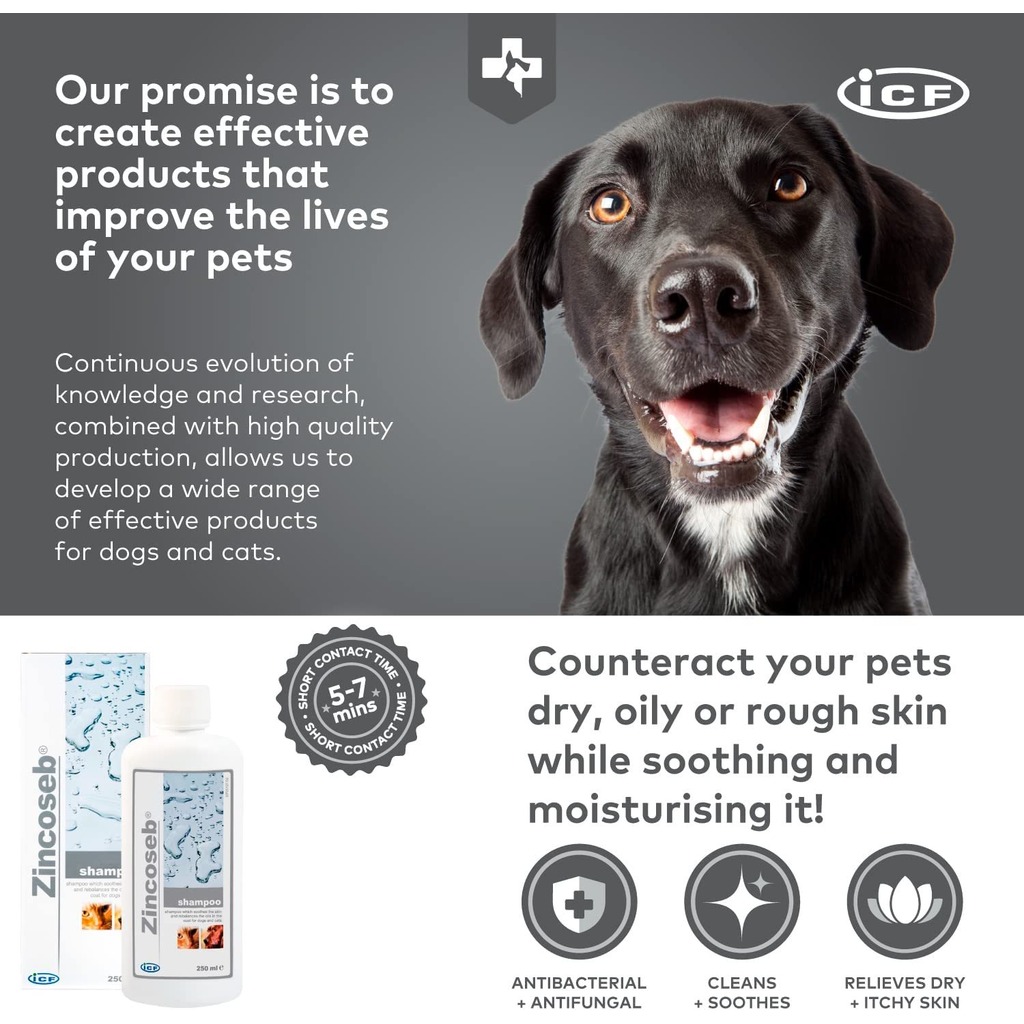 Zincoseb sampon viszkető és/vagy korpázó (seborrhoea)