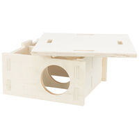 Trixie kétkamrás fából készült odú rágcsálóknak #8