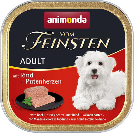 Animonda Vom Feinsten Adult – Marhahúsos és pulykaszíves kutyaeledel