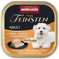 Animonda Vom Feinsten Gourment csirkés, joghurtos és zablisztes kutyaeledel alutálkában