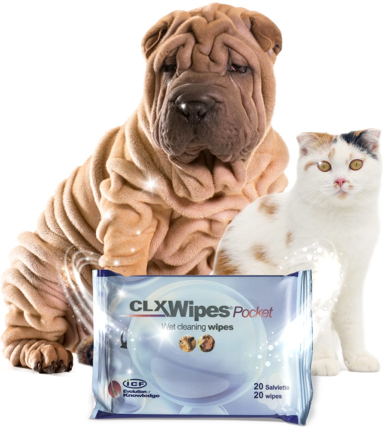 CLX Wipes șervețele antiseptice pentru câini și pisici și alte animale de companie - zoom