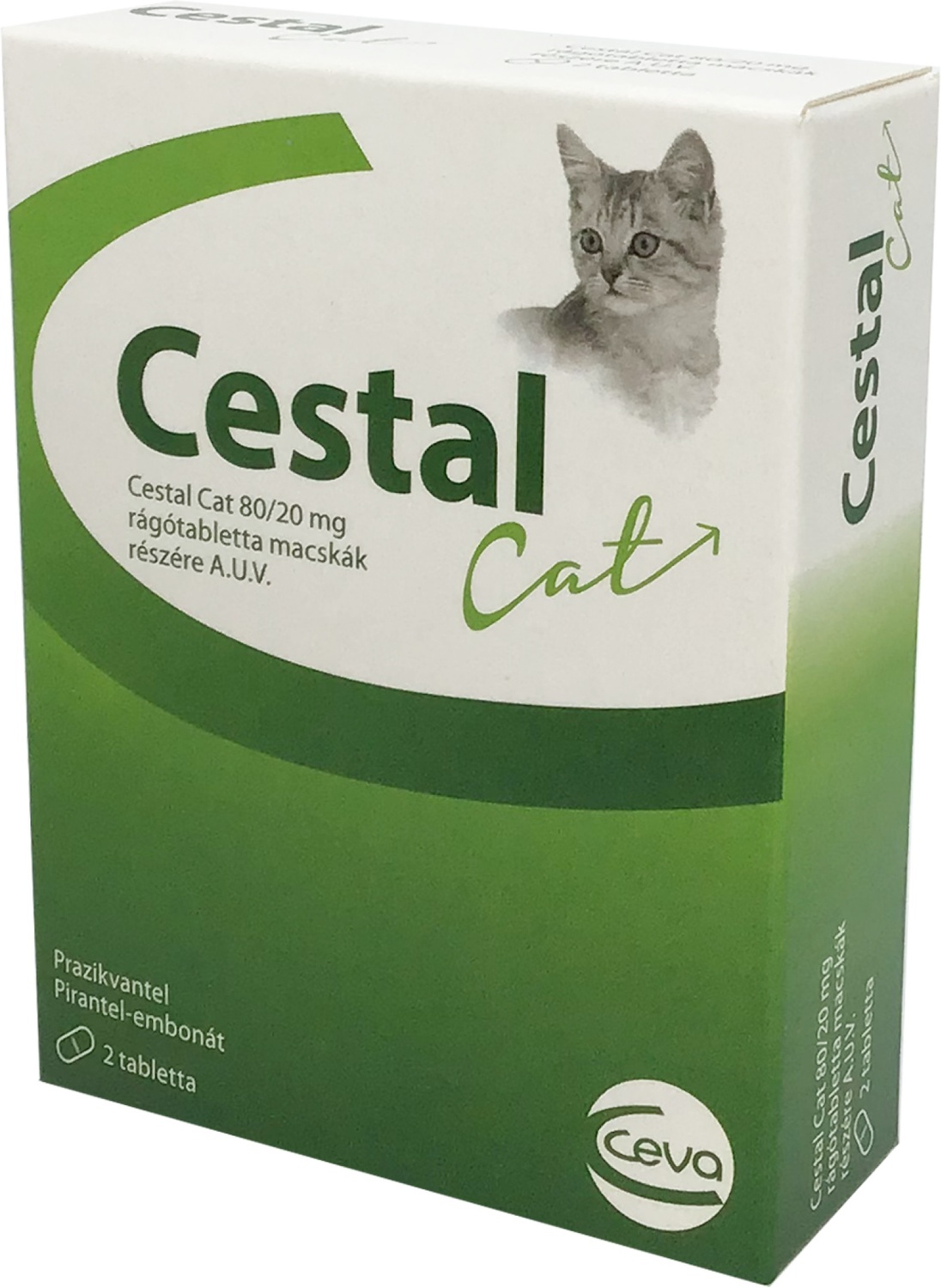 Cestal Cat 80/20 pt viermi intestinali pisici - zoom