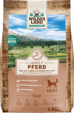 Wildes Land Classic Adult száraztáp lóhússal