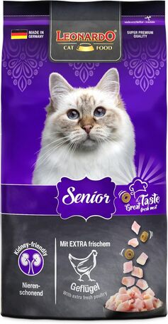 Leonardo Senior baromfihúsban gazdag szárazeledel