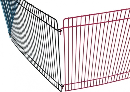 Trixie 8 elemes színes fém kifutó kisállatoknak beltérre