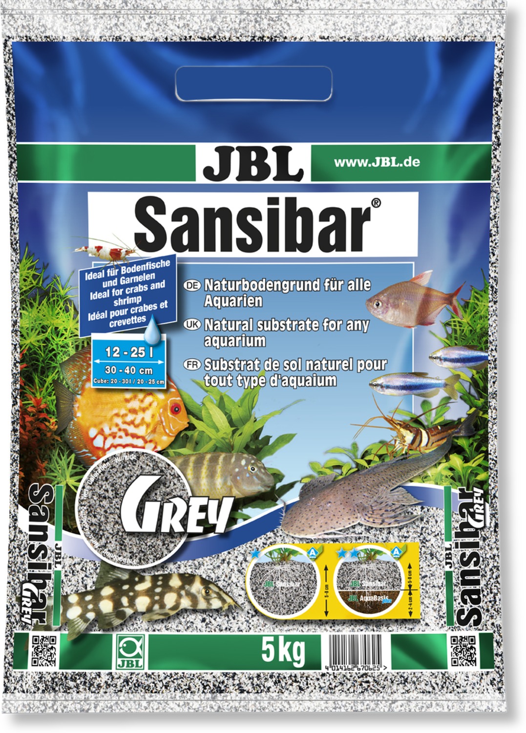 JBL Sansibar (grey) substrat gri - zoom