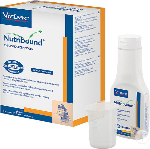 Virbac Nutribound soluție orală aromatizată pentru pisici - zoom