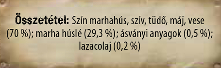 Leonardo Finest Selection alutasak szín marhahússal