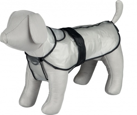 Praktikus vízhatlan esőkabát fekete szegéllyel kutyáknak