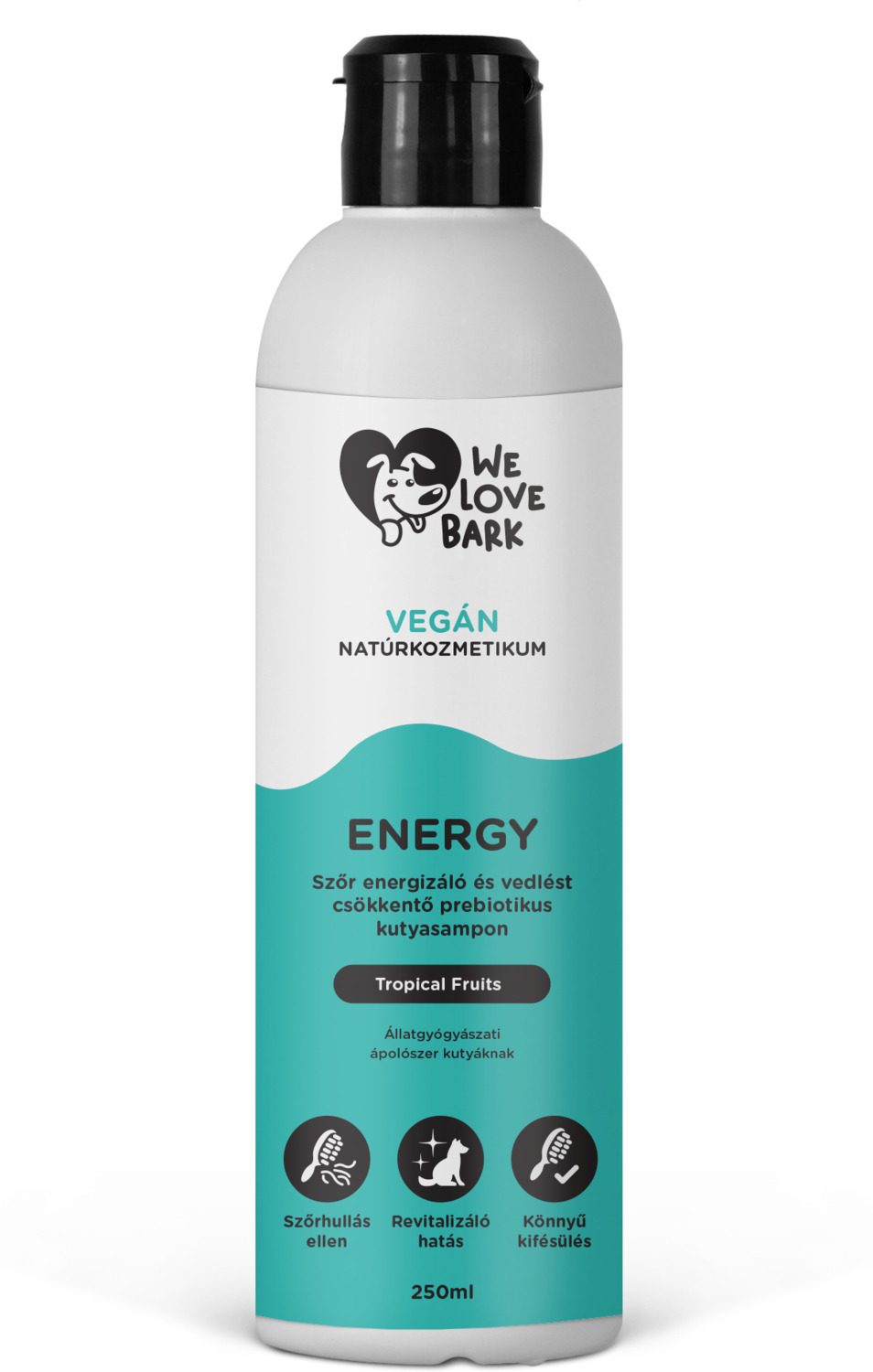 We Love Bark Energy | Șampon prebiotic de regenerare și de reducere a pierderilor de păr