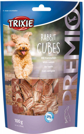Trixie Premio Rabbit Cubes | Nyúlhusos kockák kutyáknak