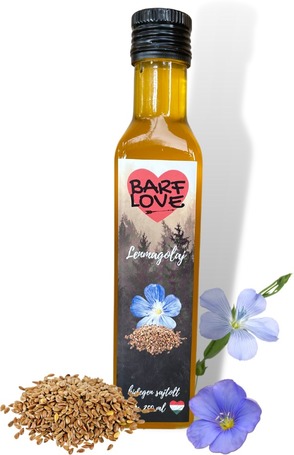 Barf Love 100% hidegen sajtolt lenmagolaj