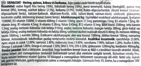 N&D Dog Grain Free Quinoa Skin & Coat Herring – Bőr- és szőrproblémákra | Szuperprémium kutyaeledel