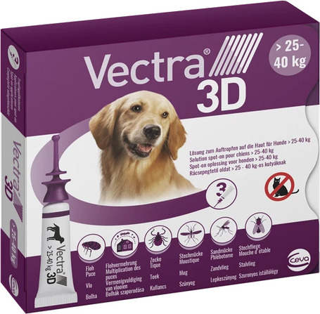 Vectra 3D repellens spot on kutyáknak