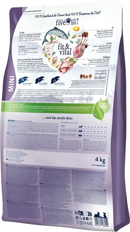 Happy Dog Fit & Vital Mini Senior | Táp kistestű idős kutyáknak