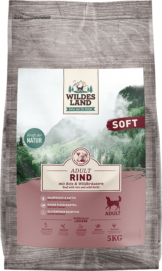Wildes Land Soft félnedves táp marhahússal