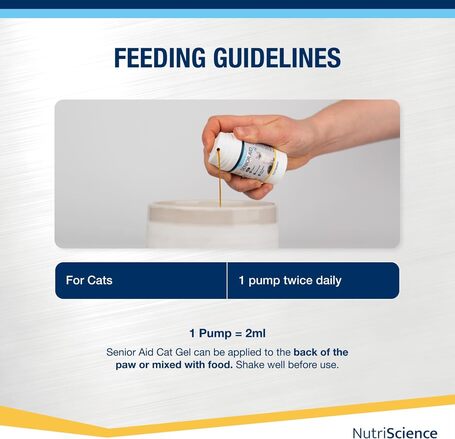 NutriScience Senior Aid Multivitamin gél idős macskáknak