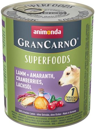 Animonda GranCarno Superfoods báránnyal és áfonyával