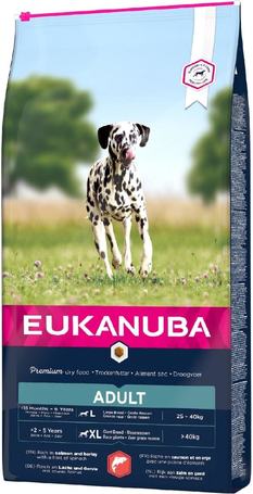 Eukanuba Adult Large Salmon & Barley | Lazacos táp felnőtt kutyáknak