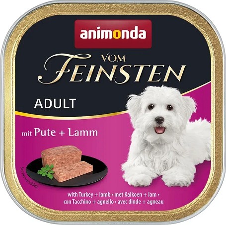 Animonda Vom Feinsten Adult – Pulyka- és bárányhúsos kutyaeledel
