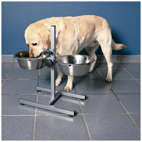 Állítható magasságú fém kutyatál állvány #3