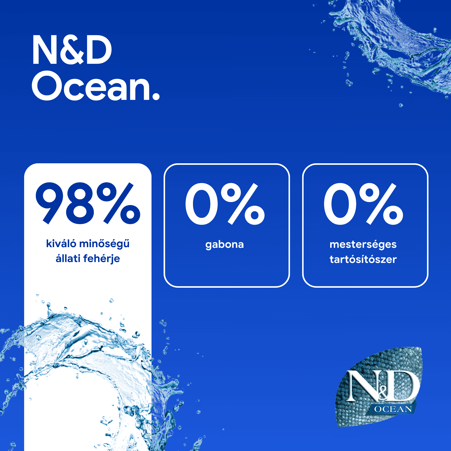 N&D Cat Ocean Kitten sütőtök, tőkehal, garnéla & sárgadinnye