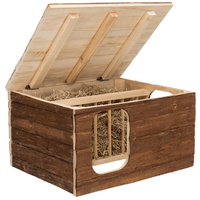 Trixie Hilke házikó beépített széna tartóval #6