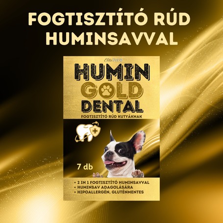 Humin Gold Dental fogtiszító jutalomfalat huminsavval