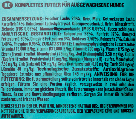 Visán Banters Dog Sensitive Salmon & Potato