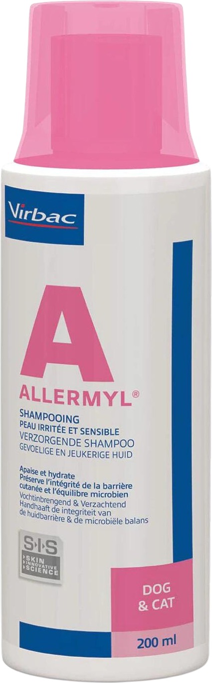Virbac Allermyl șampon pentru a reduce iritarea