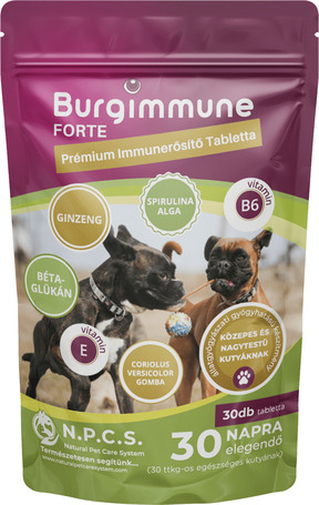 Burgimmune Forte immunerősítő tabletta - 30 tabletta