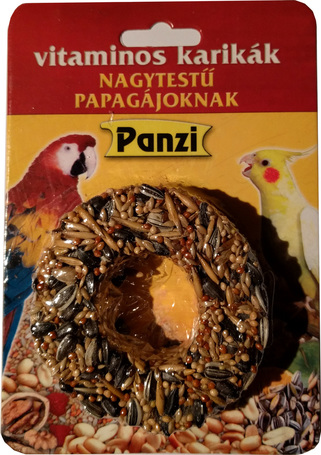 Panzi vitaminos karika nagytestű papagájoknak