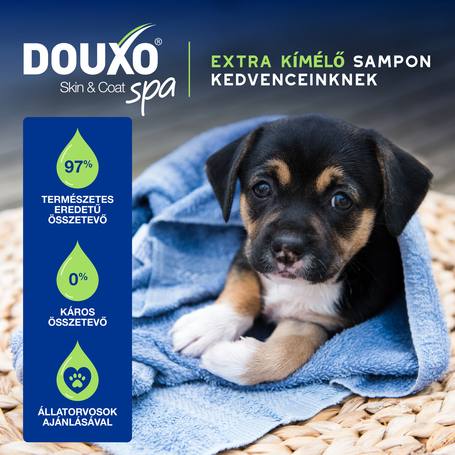 Extra kímélő Douxo Spa kölyökkutya sampon