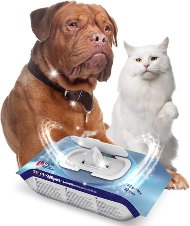 CLX Wipes fertőtlenítő törlőkendő kutyáknak és macskáknak 40 db