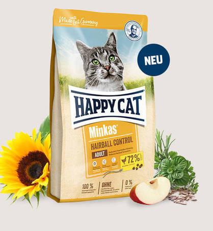 Happy Cat Minkas Hairball Control | Csökkenti a szőrlabdák kialakulását
